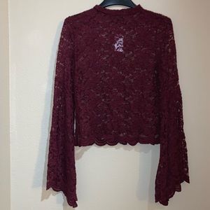 Rue21 See-Through Lace Top